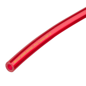 BevLex Red PVC Line 5/16" ID x 9/16" OD x 100 ft long